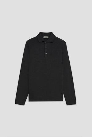 Polo in maglia con collo a camicia ESSENTIAL - Ferrante | img vers.300x/